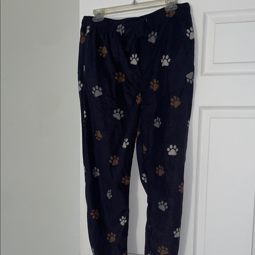 Sonoma Dark Blue Paw Print Joggers
